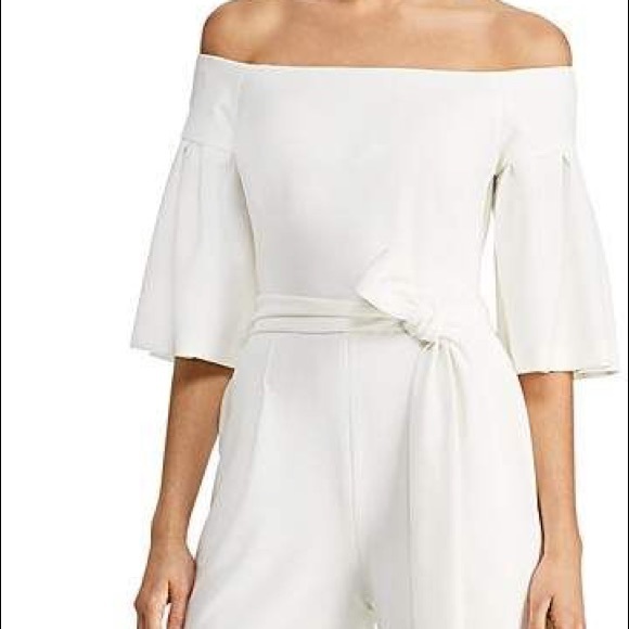 088. Ralph Lauren Off Shoulder Jumpsuit - Picture 6 of 7